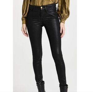 Frame Denim Black Skinny Jeans